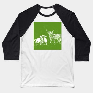 How now green cow !! Baseball T-Shirt